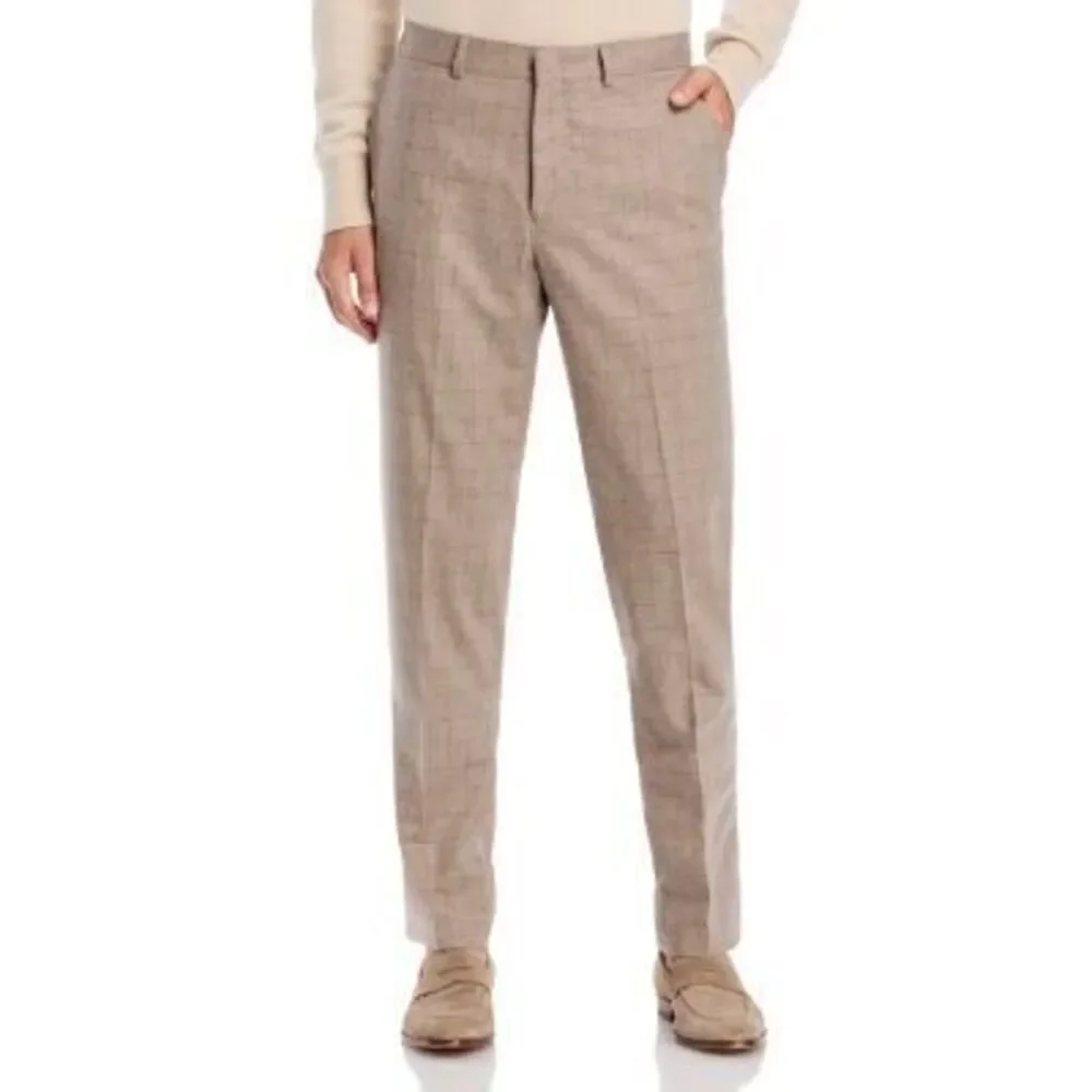 Vince Men's Wool & Cashmere light tan Slim Fit Suit Pants 36R RTL: $298.00
